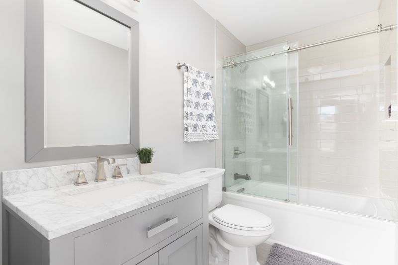 Shower with Sliding Doors